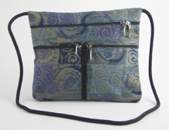 T14 Ipad Bag in G79 Starry Night Tapestry Fabric